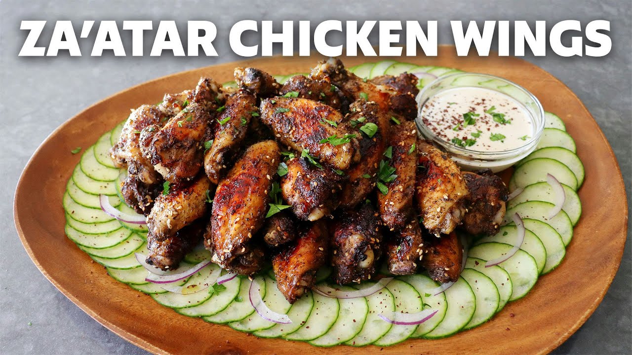 Za'atar Chicken Wings - Food Wishes