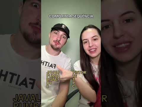 COMPLETE A SEQUÊNCIA. #comedia #casal