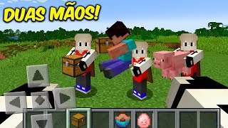 SAIU! ADDON DE PEGAR BLOCO NA MÃO PARA MINECRAFT PE 1.21 - addons para minecraft pe 1.21