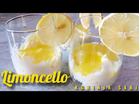 Brzi osvježavajući desert - Limoncello u čaši