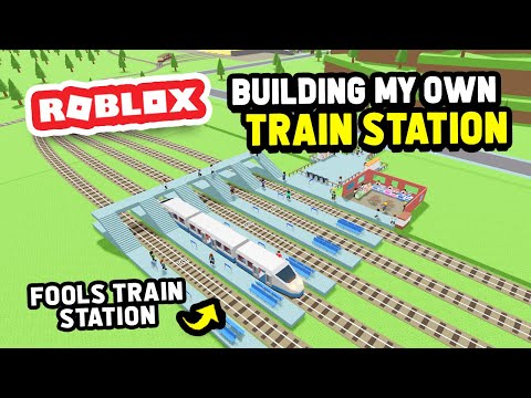 Creating My Own TRAIN STATION Company in Roblox