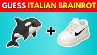 Guess ITALIAN BRAINROT Animals By Emojis | Brainrot Quiz Challenge | Quiz Monster