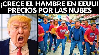 ¡Comenzó la recesión! Precios se disparan y crece el hambre en EE.UU.