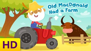 Old MacDonald Had A Farm | Children's Song with Lyrics by Kids Academy