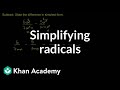 Simplifying Subtraction of Fractions