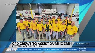 Charlotte Fire crews deploy ahead of Hurricane Erin to support rescue operations