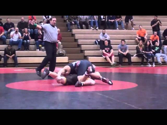 Muskingum wrestling vs. BW (Senior Night - 1/29/13)