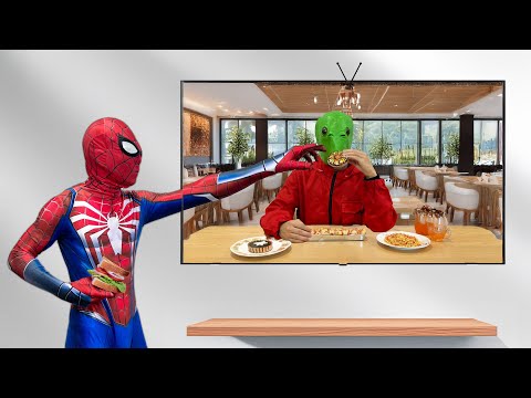 SUPERHERO's Story || SpiderMan Team vs Magic Television in New House by Fun Heroes