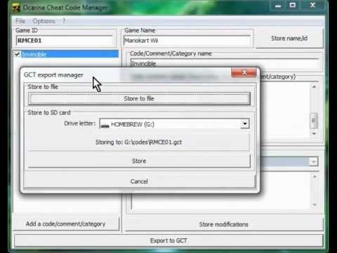 How To Install Ocarina Cheat Code Manager