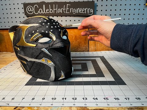 The Making of a 3D printed Black Panther Wakanda Forever Helmet (Queen Shuri's New Printable Armors)