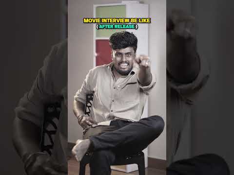 Movie Interviews Before and After😂😂 #vikkals #comedy