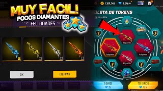 🔥COMO GANAR la RULETA de TOKENS M1887 ELEMENTAL con 800 DIAMANTES ¿Se Puede? Free Fire TRUCO