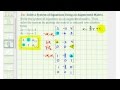 Understanding Augmented Matrices and Row Echelon Form