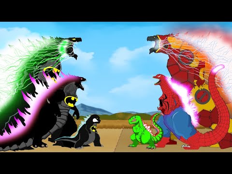EVOLUTION of GODZILLA'S ATOMIC BREATH: Story of Transformation - FUNNY CARTOON