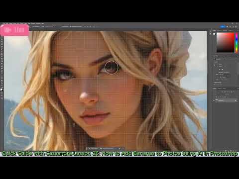 Quick Guide with Cassandra Lesson 26: How to Add Bananas to Photos Using AI in Photoshop