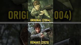 Metal Gear Solid 3 Delta - Original vs Remake - Insane Graphics Comparison  #gaming #mgsdelta