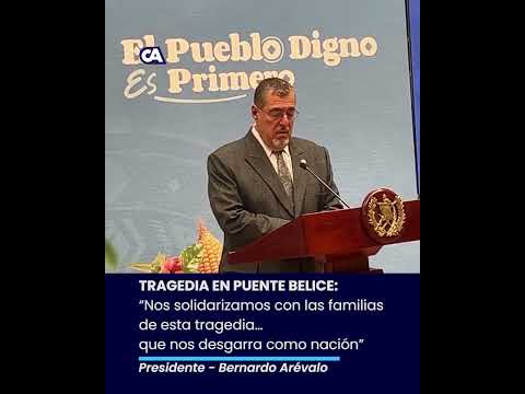 Presidente Arévalo anuncia duelo nacional tras la tragedia ocurrida en la calzada La Pa.