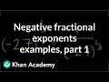 Negative Exponents and Roots