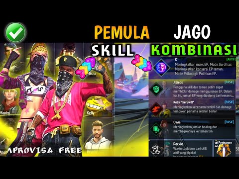 PEMULA JADI PRO 🔥 Kombinasi Skill Karakter Free Fire Viral 2025 Terbaru 🎯 Best Skill Kombinasi