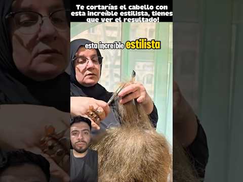 Te cortarías el cabello con esta Super estilista, tienes que ver el resultado ￼