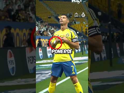 ¿Por qué Ronaldo empezó de repente a vendarse la mano?✋🤔