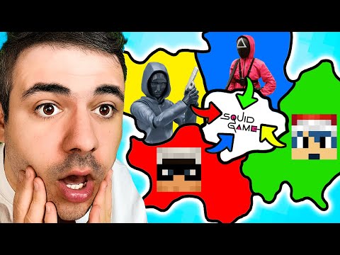 👑 MINECRAFT IMPERIALISMO: Edizione YOUTUBER vs SQUIDGAME