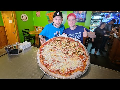 10 LB MONSTER TEAM PIZZA CHALLENGE W/@Josh-The-Goat