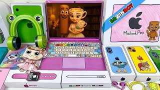 🌸Paper DIY🌸ITALIAN BRAINROT Apple Products Paper Squishy Blind Bag| How To Make Iphone, Macbook