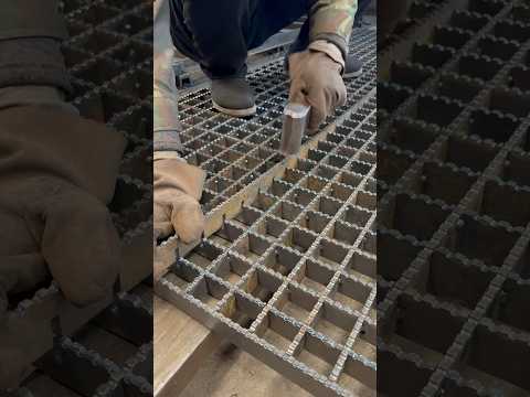 Building a Square Grid Wire Fence: Satisfying Steel Fence Installation