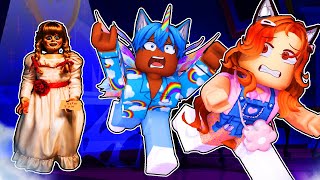 O ACAMPAMENTO ASSUSTADOR DA ANNABELLE| A Cabine - Roblox