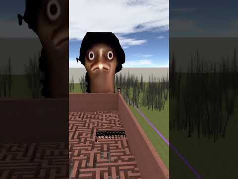 Destroying Hi My Name Is Aughh in Big Maze Nextbot Gmod