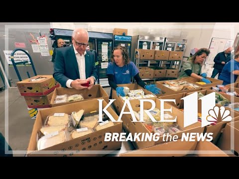 YouTube video thumbnail: Gov. Walz Announces $4 Million for Minnesota Food Shelves Amid Federal Government Shutdown