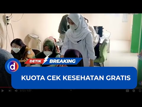 Kuota Cek Kesehatan Gratis di Puskesmas 30 Orang Sehari