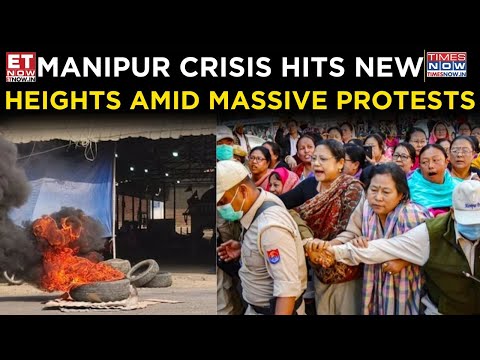 Tensions Rise in Manipur: Assam Rifles Detain Arambai Tenggol Members Amid Huge Women's Protest