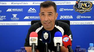 Rueda de prensa de Óscar Troya entrenador del CD Atlético Baleares