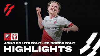 Jong FC Utrecht WINT en PAKT RECORD! 🔥 | HIGHLIGHTS