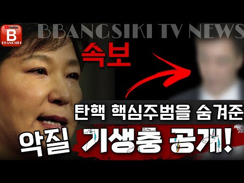 속보! 박근혜대통령 탄핵 핵심주범을 숨겨준 악질 기생충 공개!