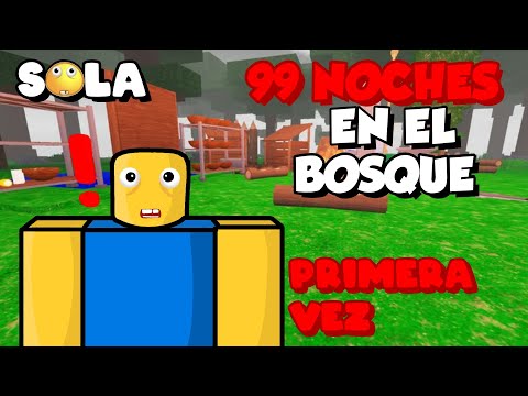 JUGUÉ 99 NOCHES EN EL BOSQUE POR PRIMERA VEZ *COMPLETAMENTE SOLA 😨🐺