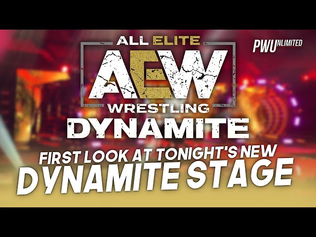 First Look New Stage Being Used for Tonight's AEW Dynamite