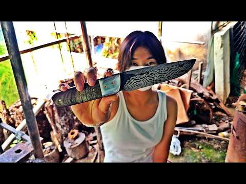 Making the Most Basic Damascus Knife