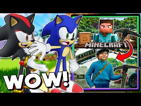 Sonic and Shadow REACT To The NEW Minecraft Movie Trailer!