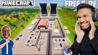 Making Free Fire Old Mars-Electric In Minecraft | I Made Old Free Fire Barmuda Map In Minecraft