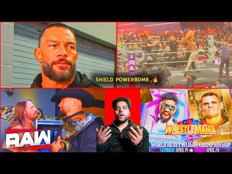 'Raw me Shield power...  🔥'Roman reigns return date , New daY destroys Rey - WWE Raw highlights 2025