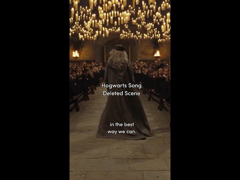 The Hogwarts Song deleted scene #HarryPotter #DeletedScene #Hogwarts