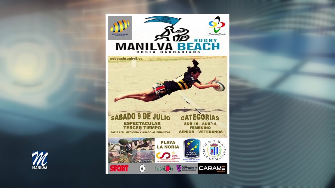 Nuestras playas acogen las Series Españolas de Rugby Beach 5