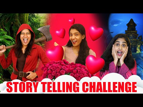 STORY TELLING CHALLENGE 😂 | അതി ഭീകര പ്രണയ കഥ ❤️ | PULLOTHI
