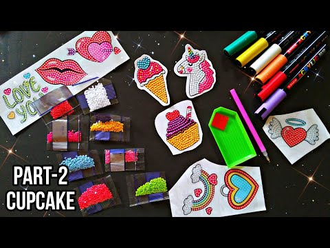 Diamond painting set |  cupcake part 3