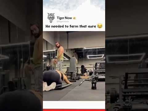 He needed to farm that aura 😂