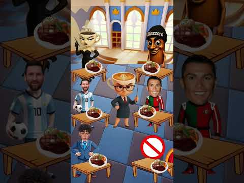 ¿Quien ENVENENÓ la comida de Ronaldo?😱💀-Ronaldo,🐐 Messi,🥶 RonaldoJr🤩Balerina,💃 Tung Sahur.🤔#cartoon