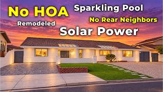 Single Story Las Vegas Home for Sale | Solar Power, No HOA, Private Pool, Remodeled